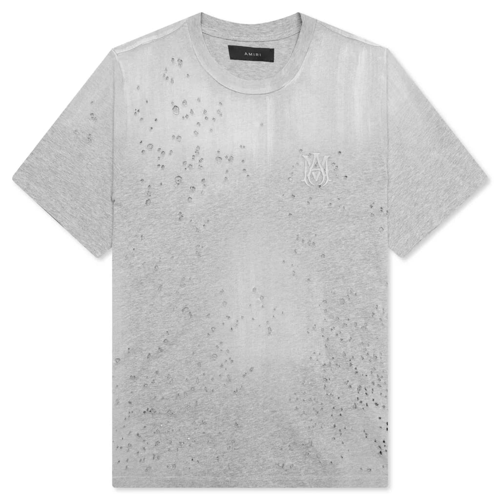 Ma Shotgun Embroidered Tee Grey
