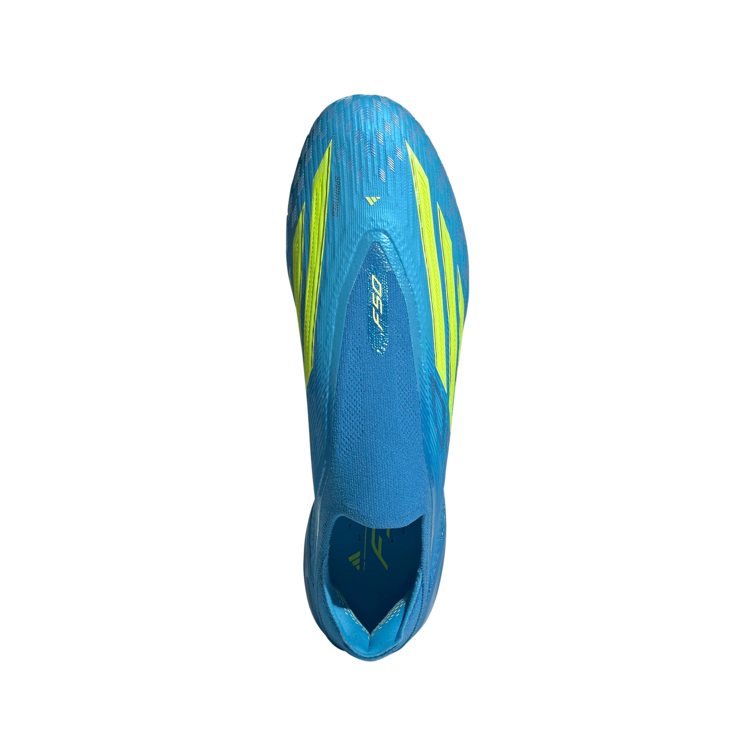 adidas F50 Elite Laceless FG Firm Ground Mens Soccer Cleats Blue Yellow Aqua