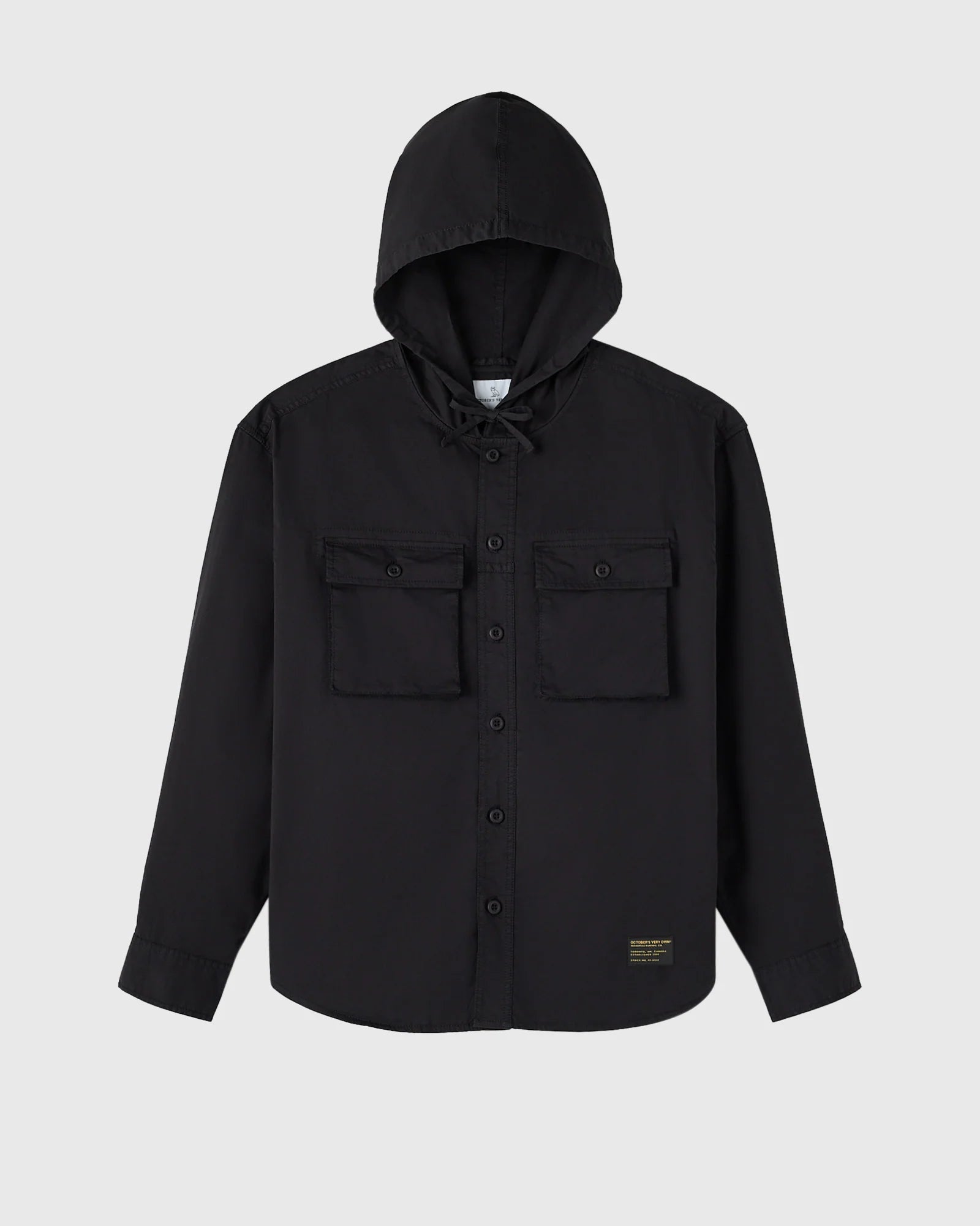 Hooded Button Up Shirt