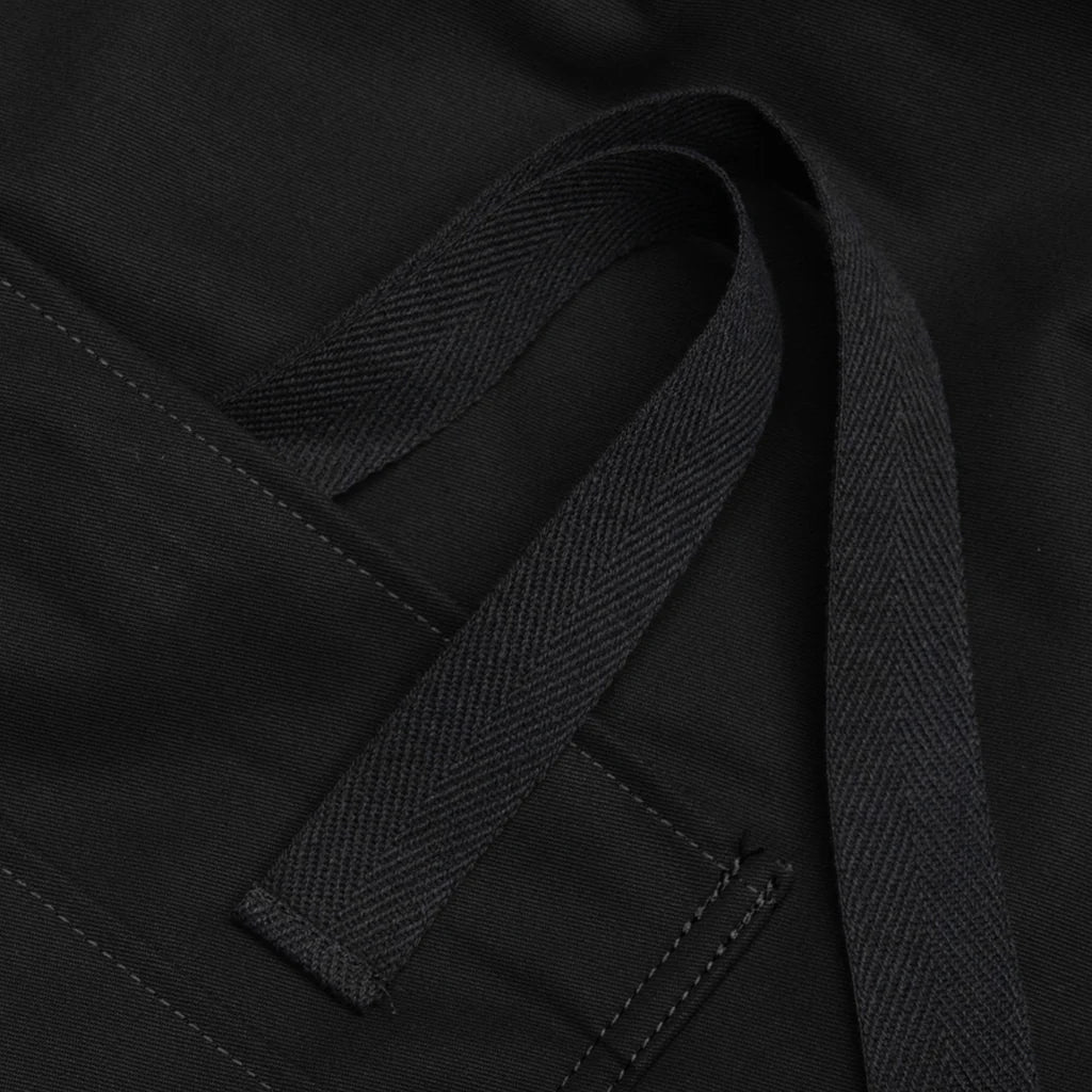 Cotton Twill Pants Black