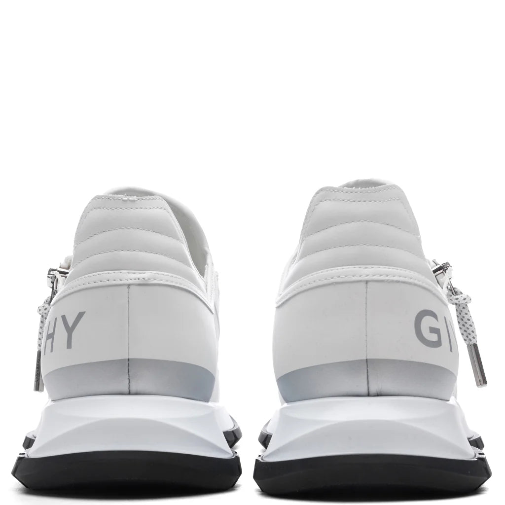 Spectre Zip Runners White Silvery
