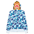 Abc Camo Tiger Full Zip Hoodie Blue
