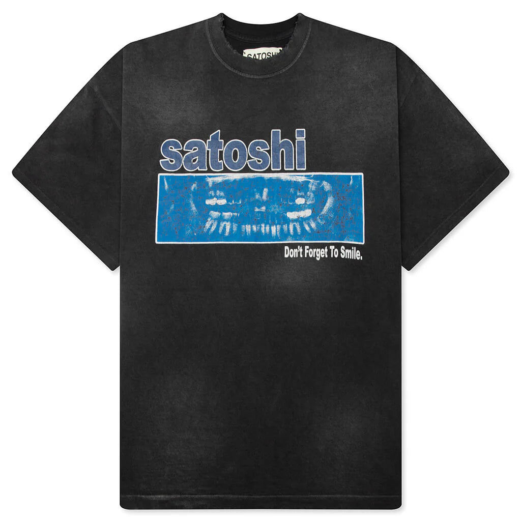 Dont Forget To Smile Tee Black