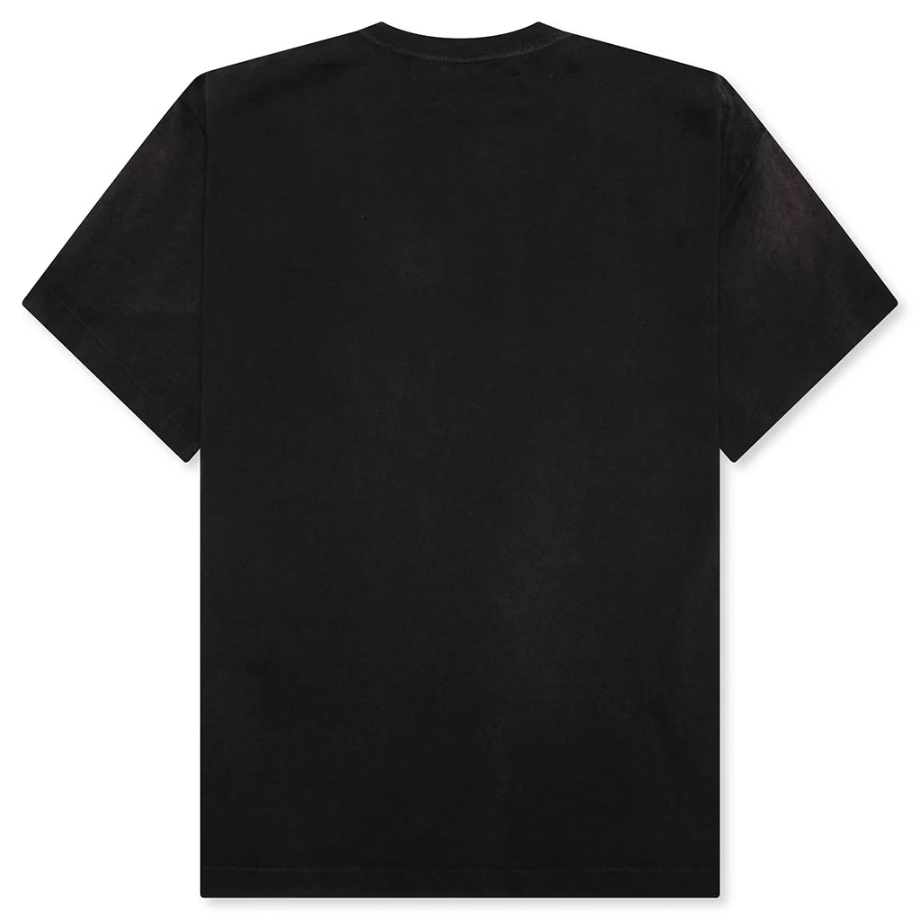 Smiley Tee Washed Black
