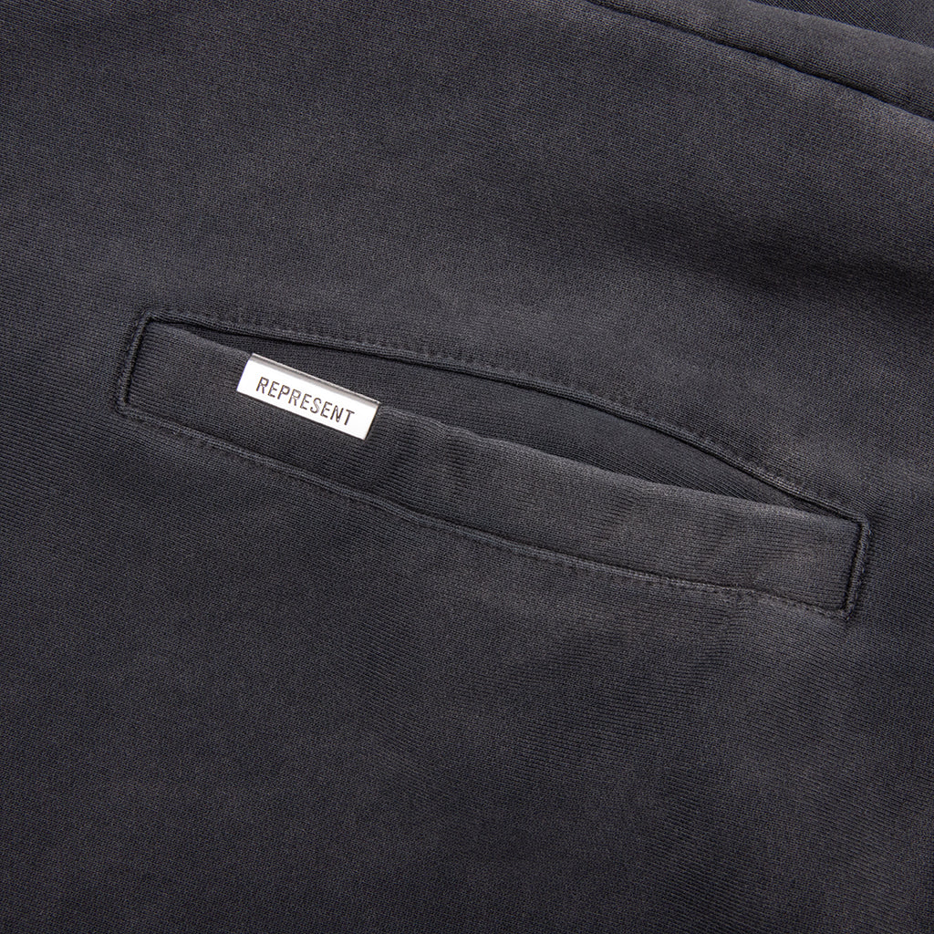 Higher Truth Zip Through Hoodie Aged Black