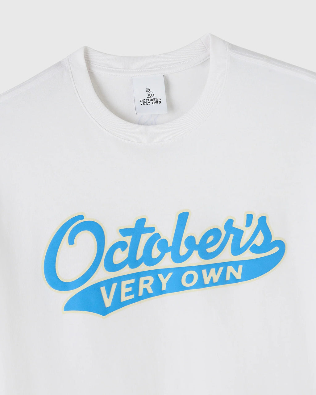 Sports Script Tee White