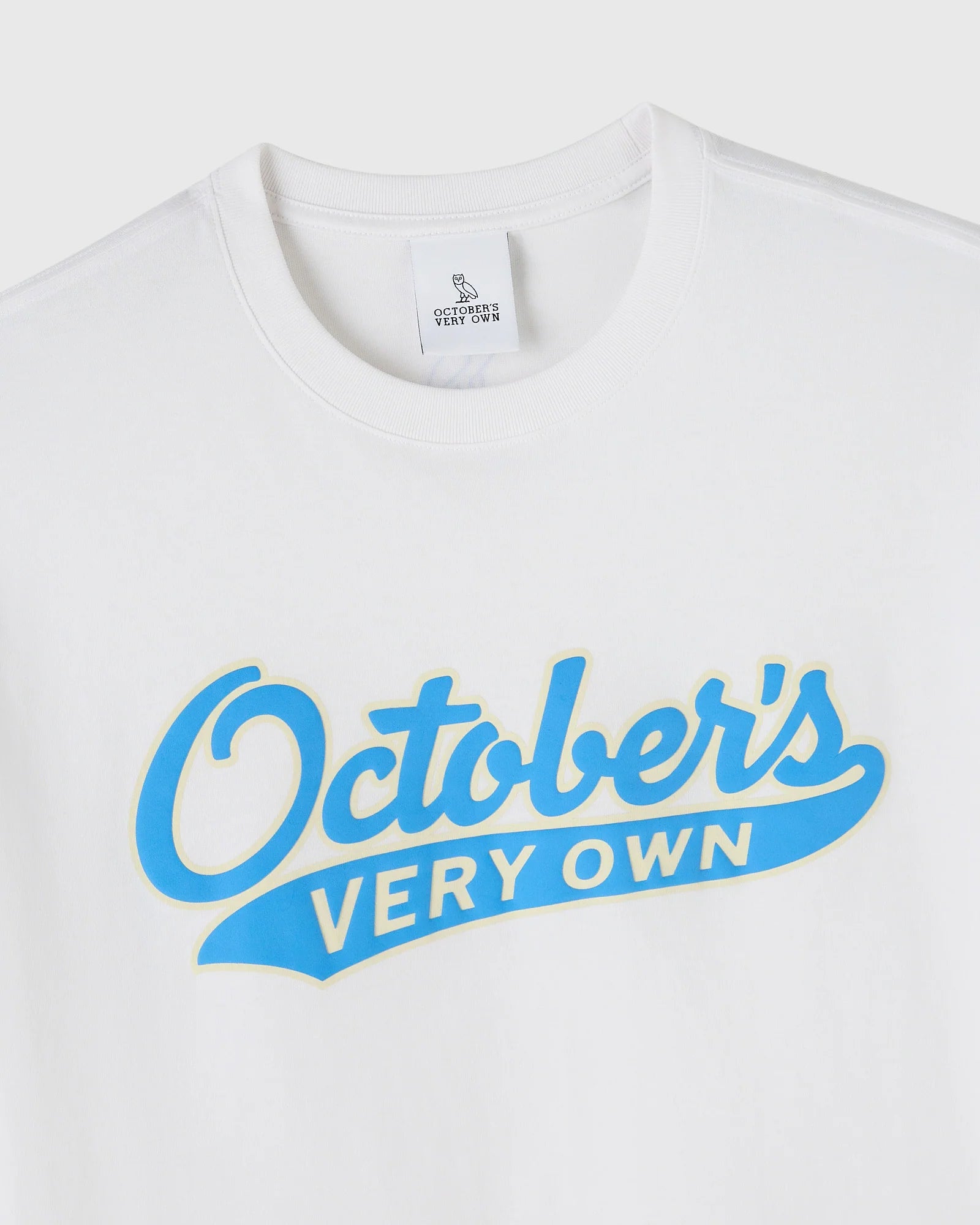 Sports Script Tee White