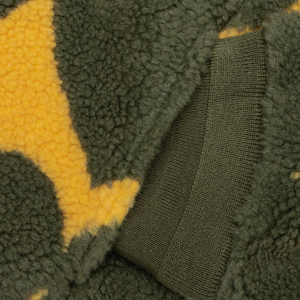 Heart Fleece Jacket Olive Drab
