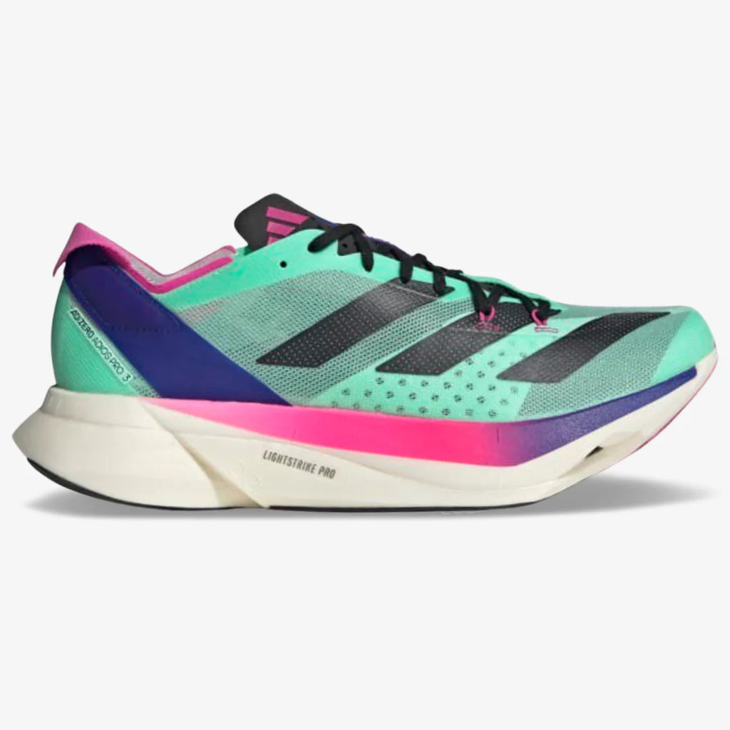 Adidas Adizero Adios Pro 3 Verde Água Preto Rosa
