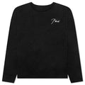 Reverse L S Tee Black