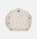 Thunder T Varsity Jacket Mens Jacket Off White