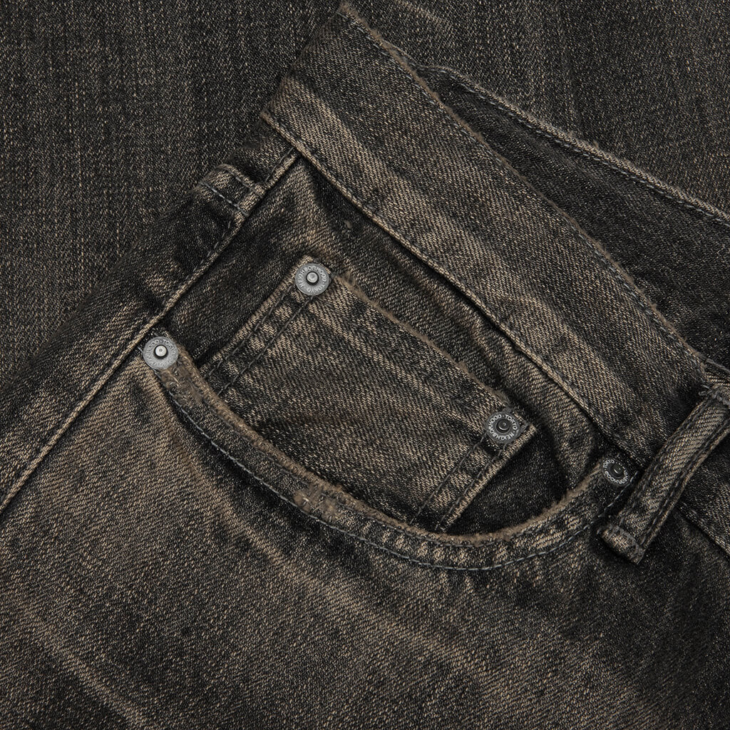 Savage Denim DP Wide Pants Black