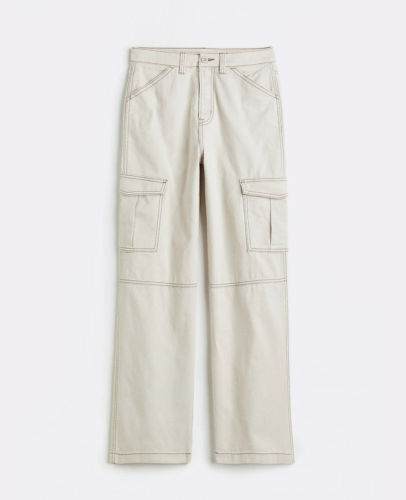 Solid Cargo Pant