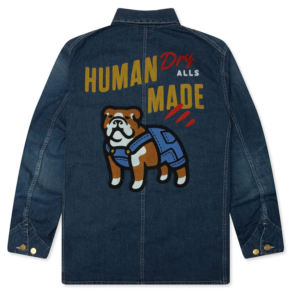Denim Coverall Jacket Indigo