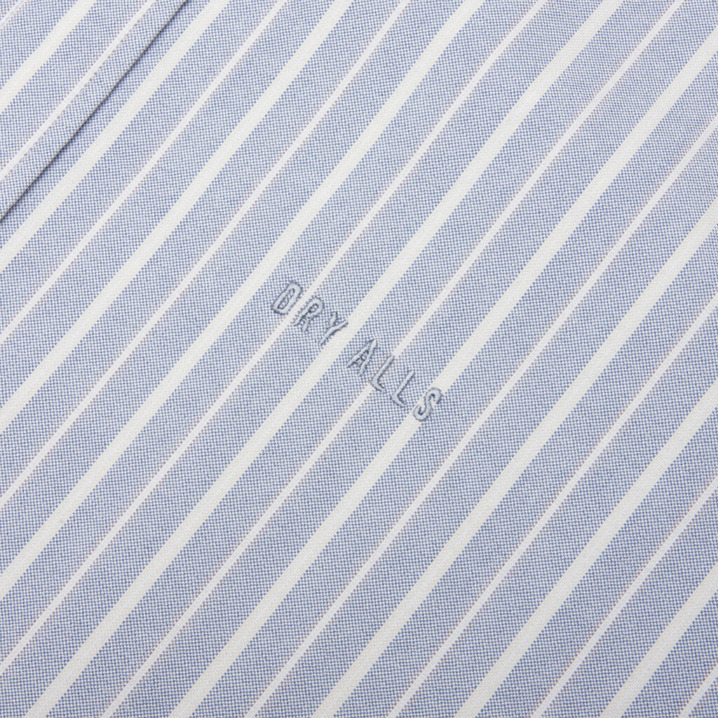 Stripe Oxford BD Shirt Blue