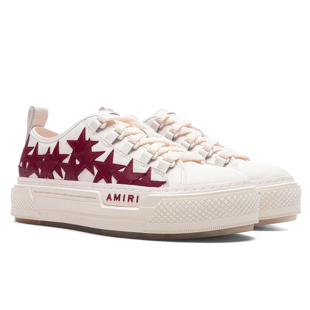 Womens Stars Court Low Deep Red