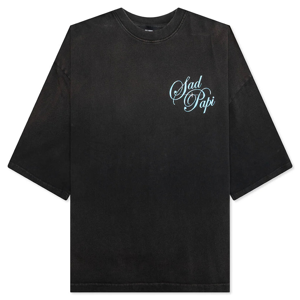 Sad Papi S S Buffalo Tee Black