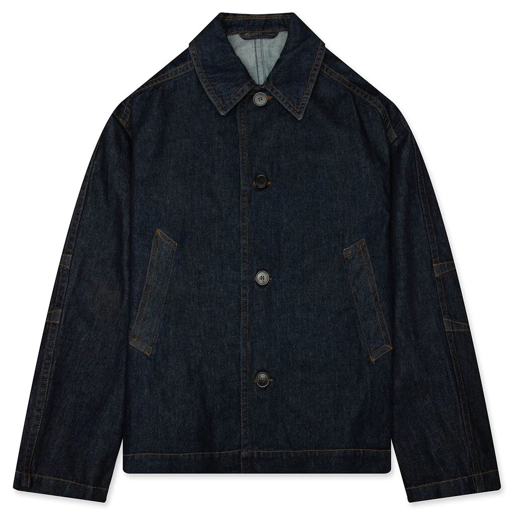 Robinson Washed Denim MW Coat Indigo