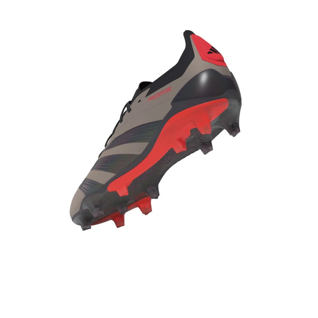 adidas Predator Elite FG Mens Firm Ground Soccer Cleats Platin Metallic Black Carbon