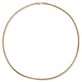 Curb Chain M Gold 925 Sterling Silver 9K Gold
