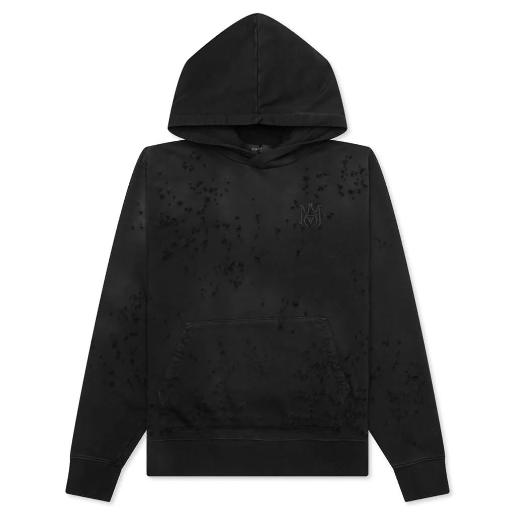 Ma Shotgun Embroidered Hoodie Black