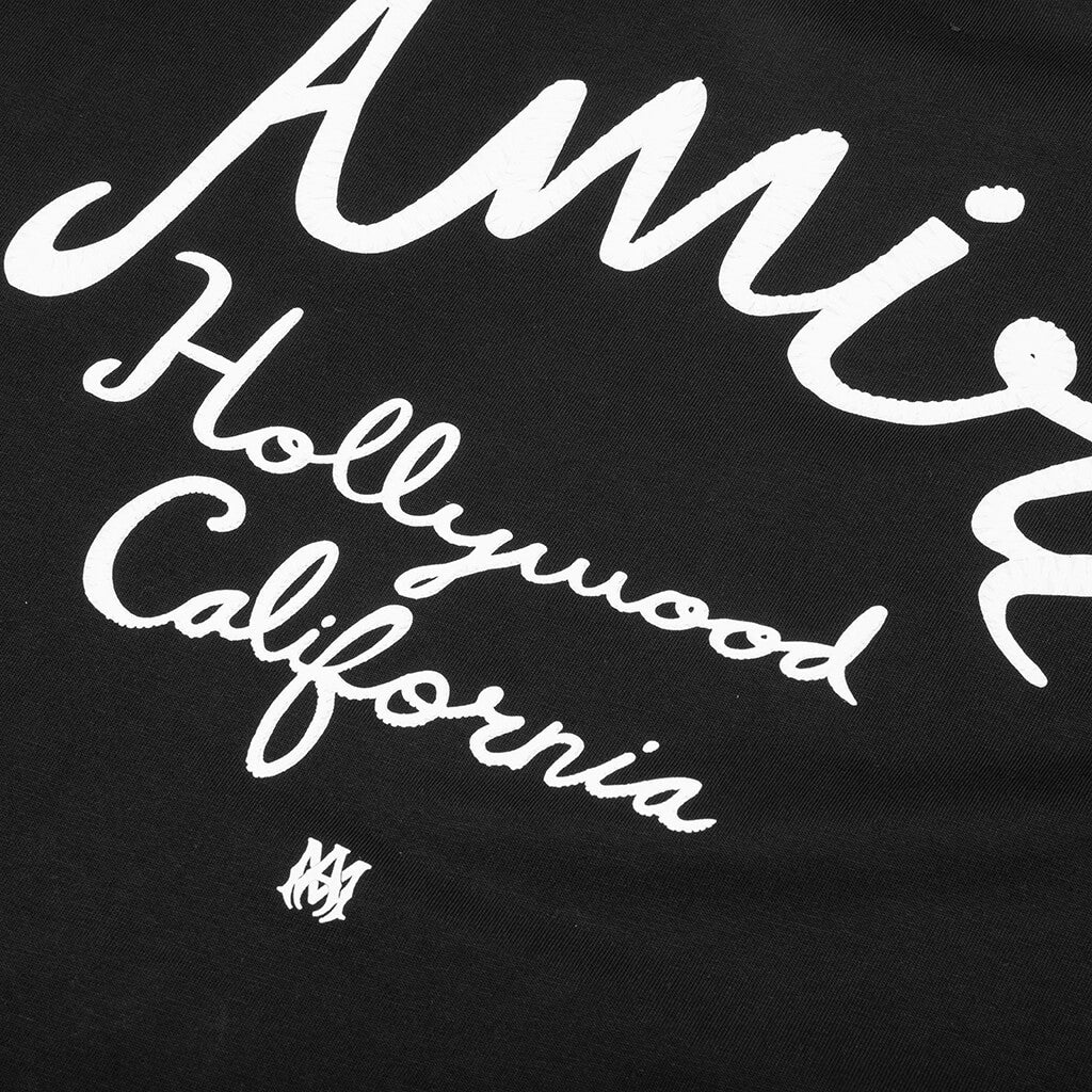 Amiri Hollywood Tee Black