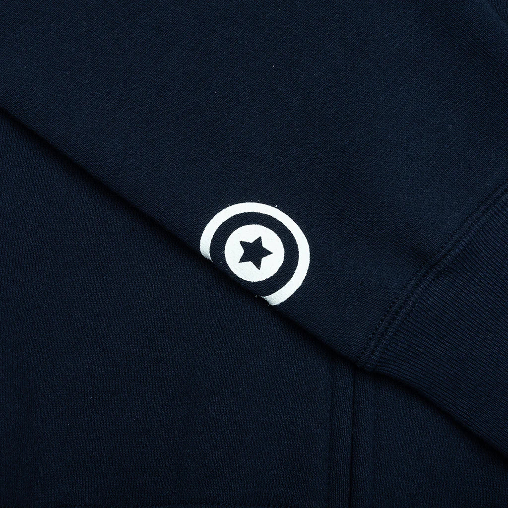 1st Shark Full Zip Hoodie Navy