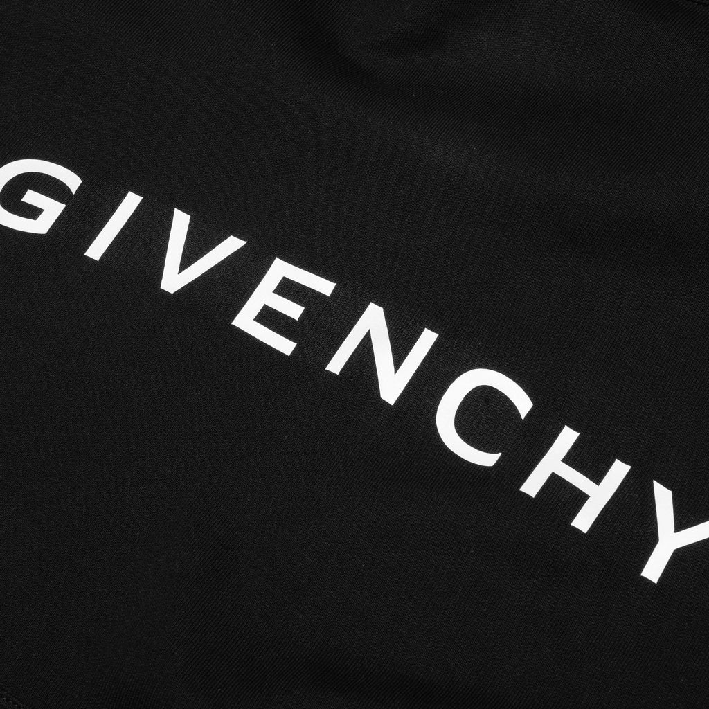 Reflective Slim Fit Hoodie Black
