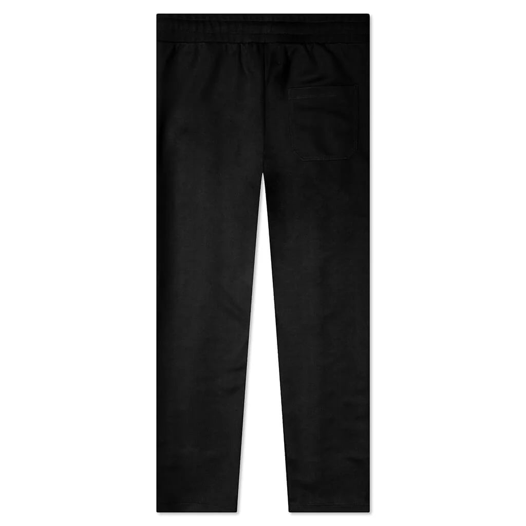 Womens Star Wide Leg Jogging Pant Black White