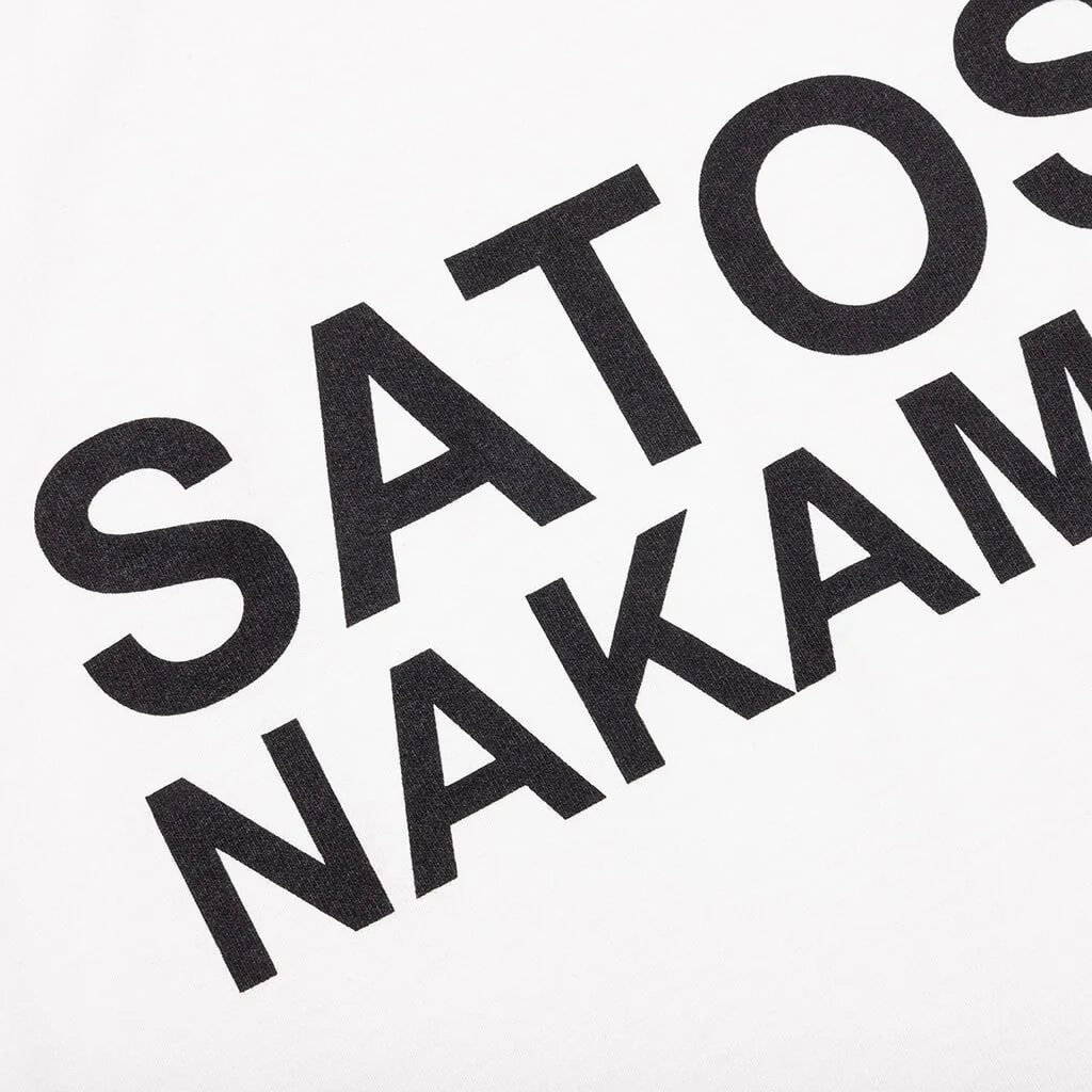 Satoshi Logo Tee White