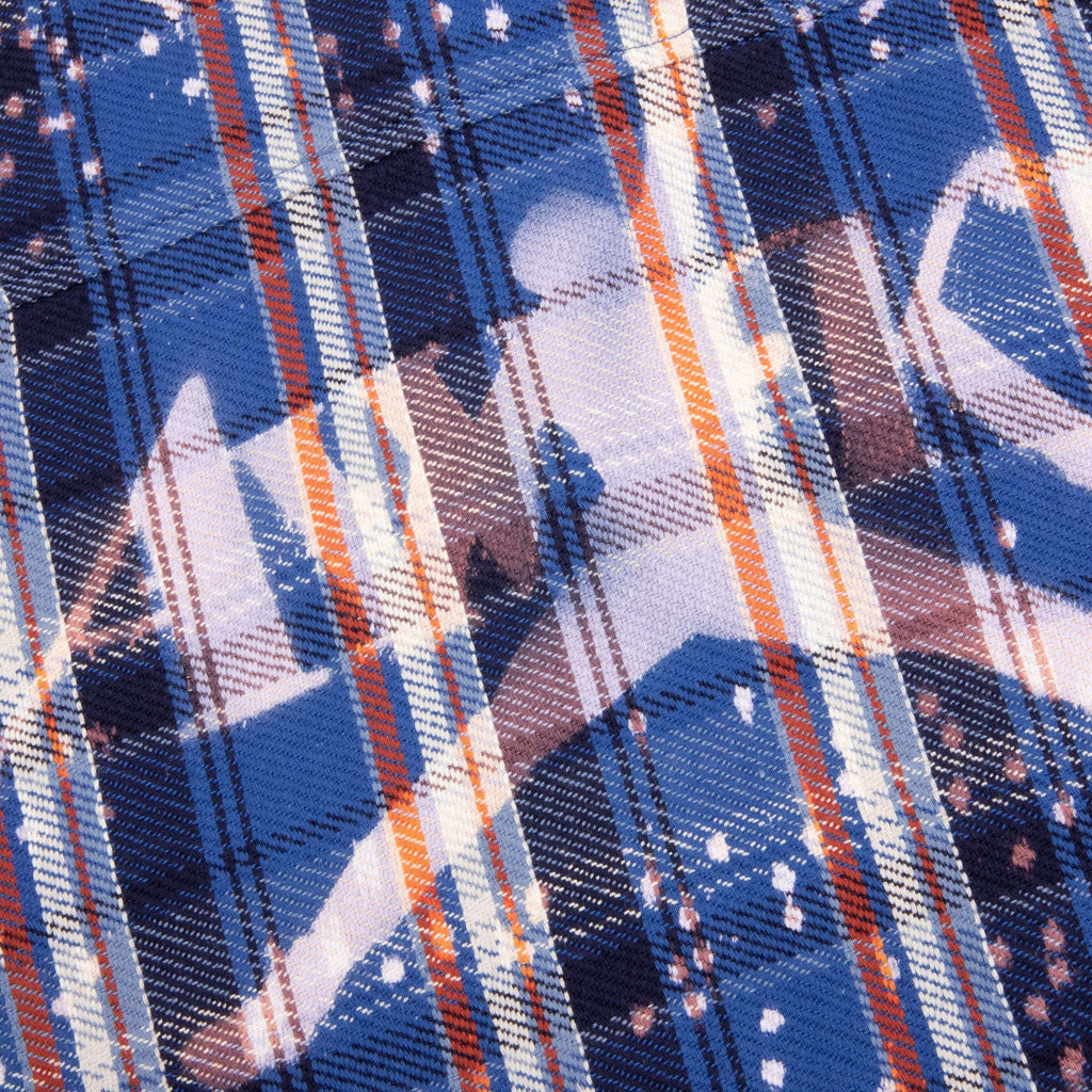 Awake NY x Jordan Flannel Blackened Blue Boarder Blue Sail