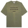 Logo Relaxed Fit T Shirt Olive Green