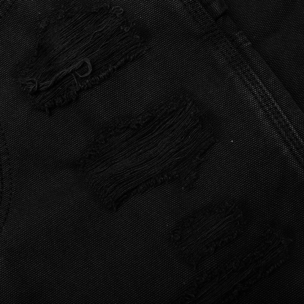 Destroyed Carpenter Pant Washed Black