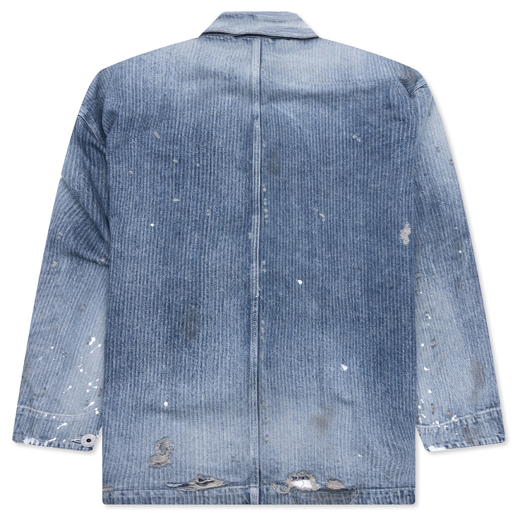 Aged Chore Jacket Indigo