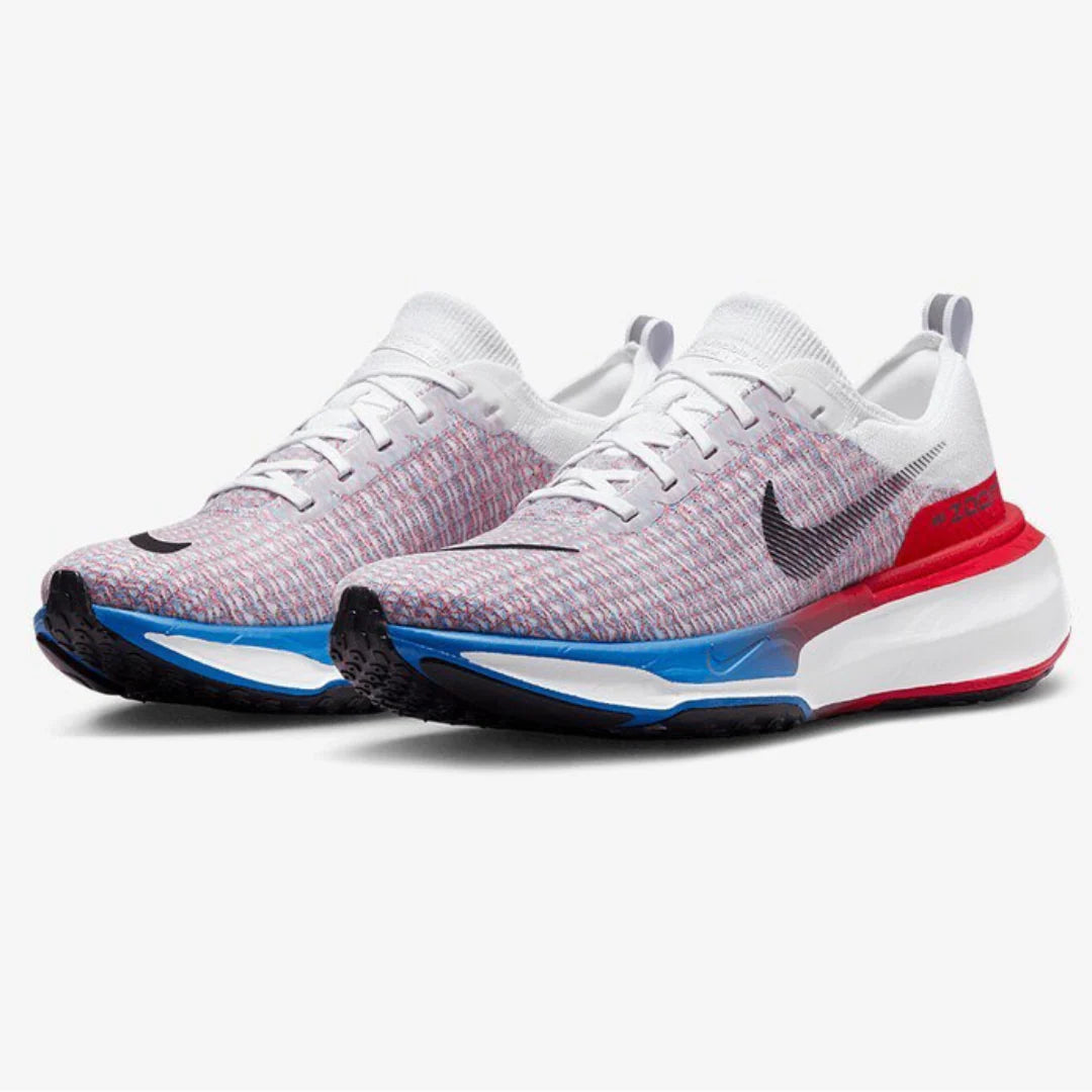 Nike Invincible Run 3 Branco Azul Vermelho