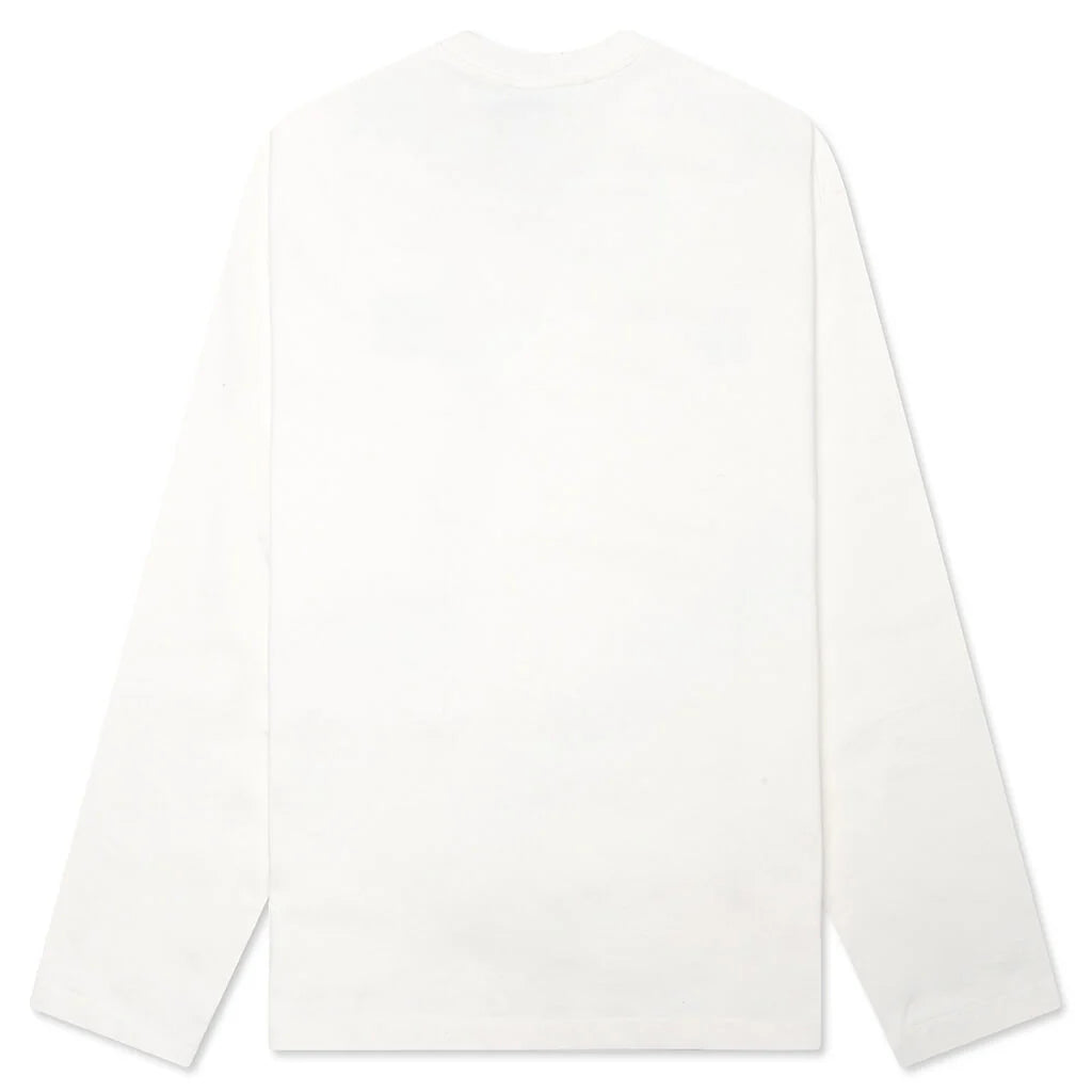 Long Sleeve Logo T Shirt Porcelain