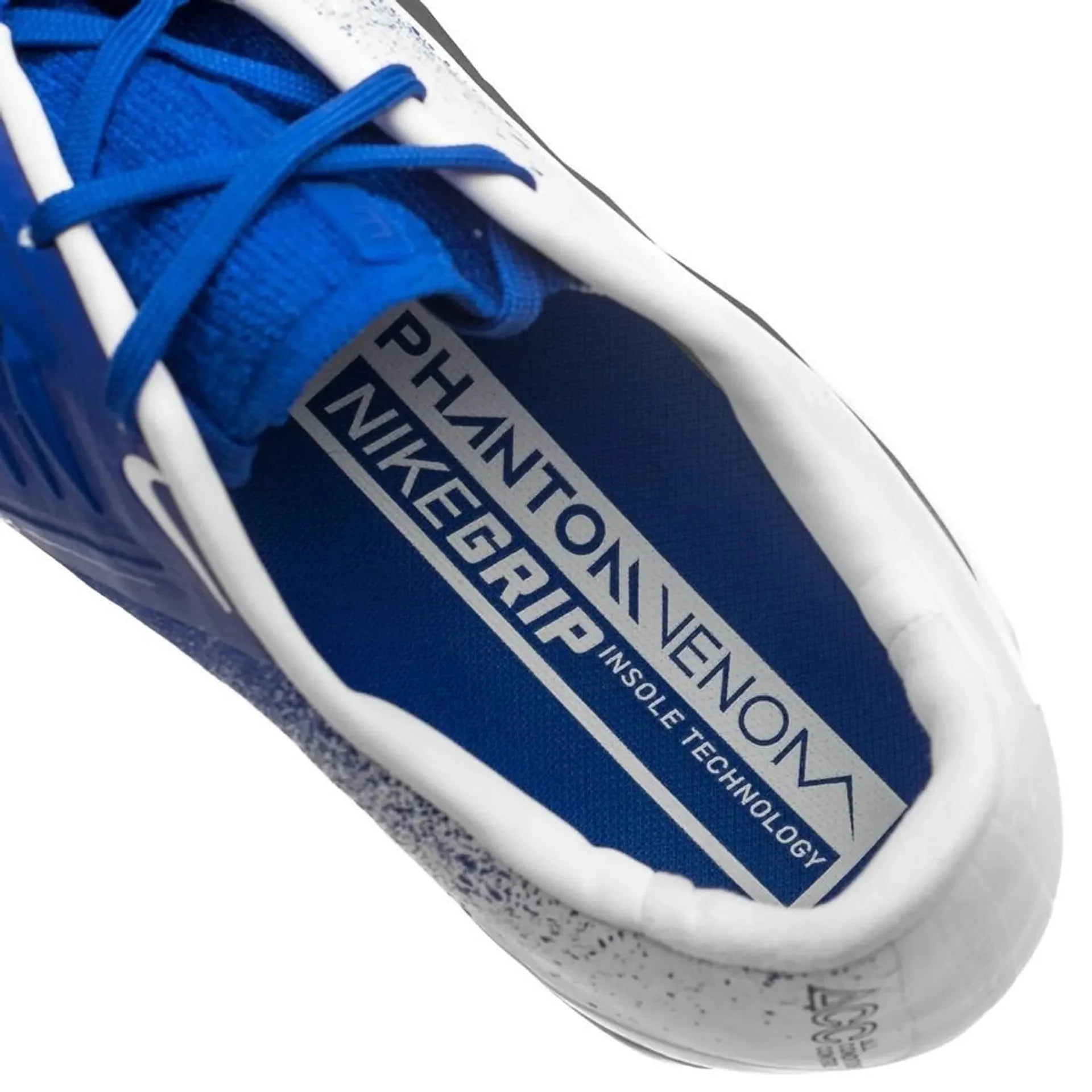 Nike Phantom Venom Elite FG Firm Ground Soccer Cleats White Racer Blue