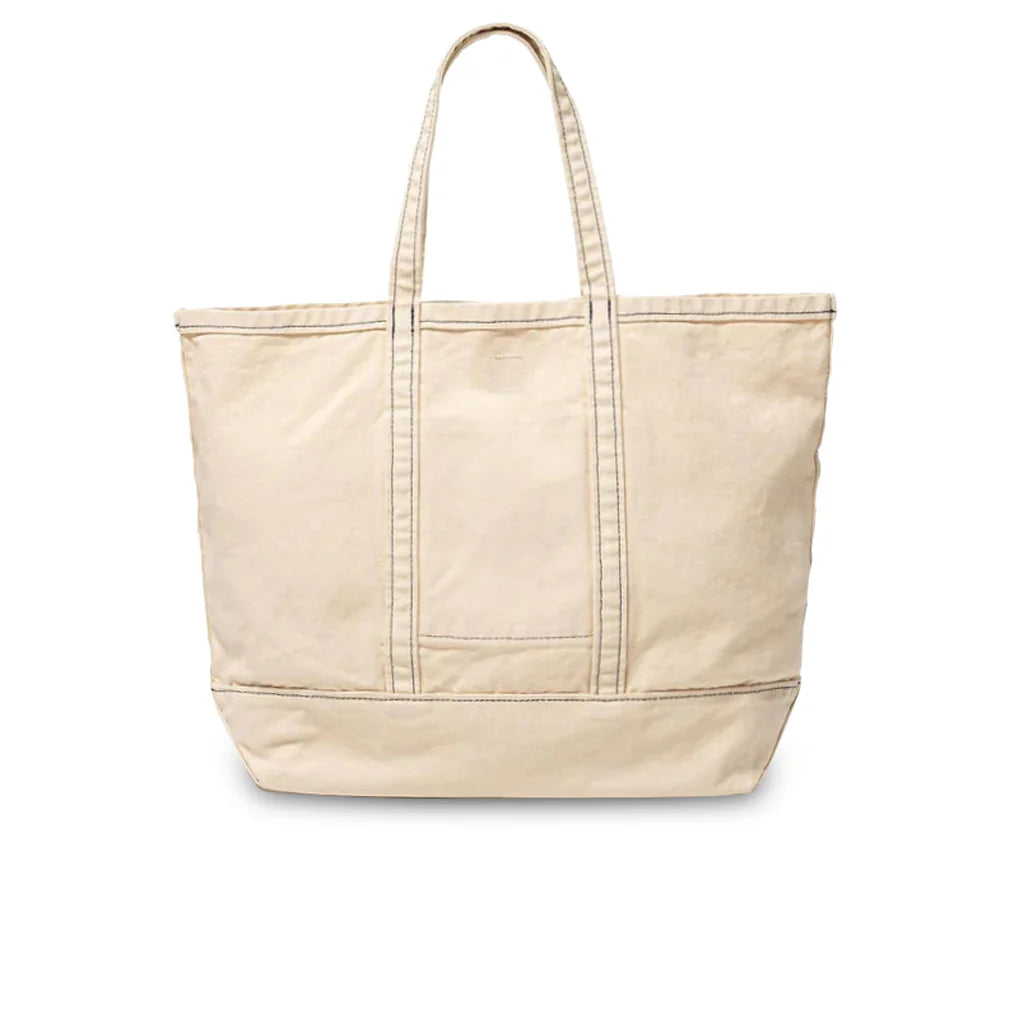 Garment Dyed Tote Bag White