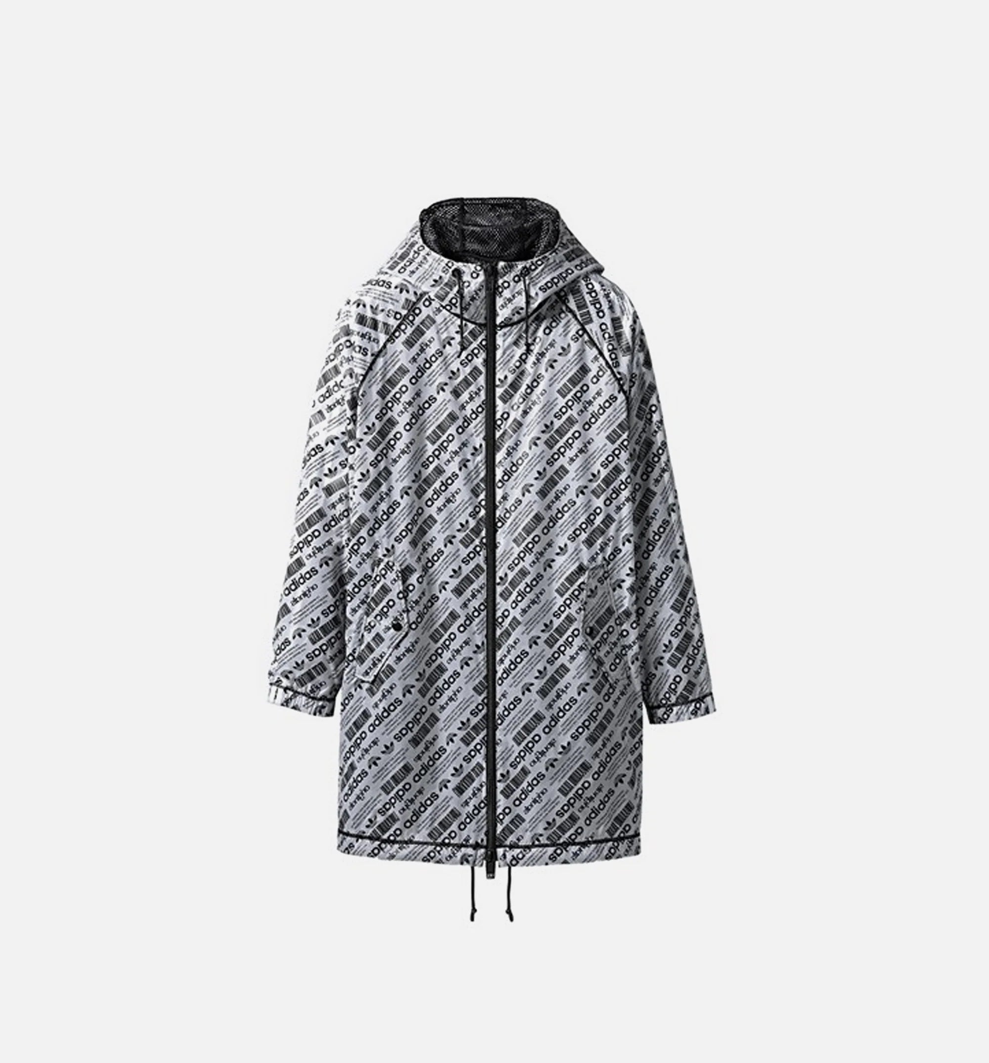 Alexander Wang Collection Parka Jacket White Black