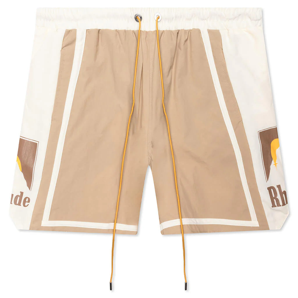 Rhude Moonlight Shorts Tan Off White