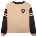 Triple R Contrast L S Tee Khaki Black