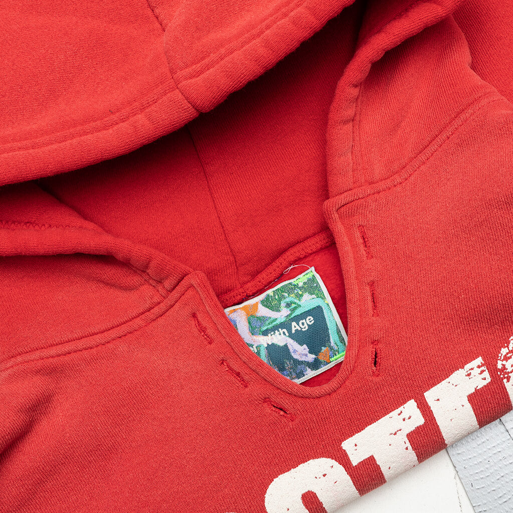 Protest Art Hoodie Red