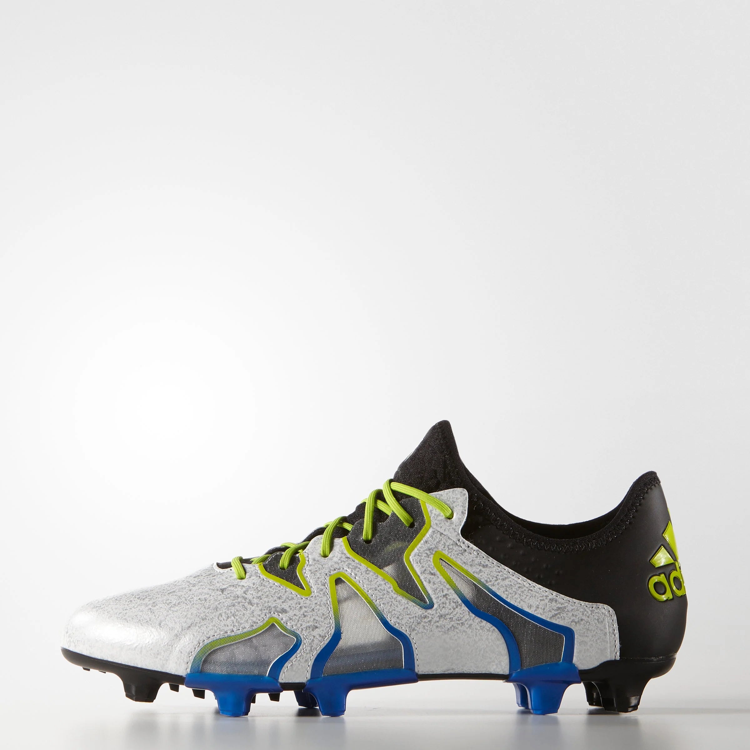 adidas X 15 SL FG AG Multi Groud Soccer Cleats White Black Shock Blue