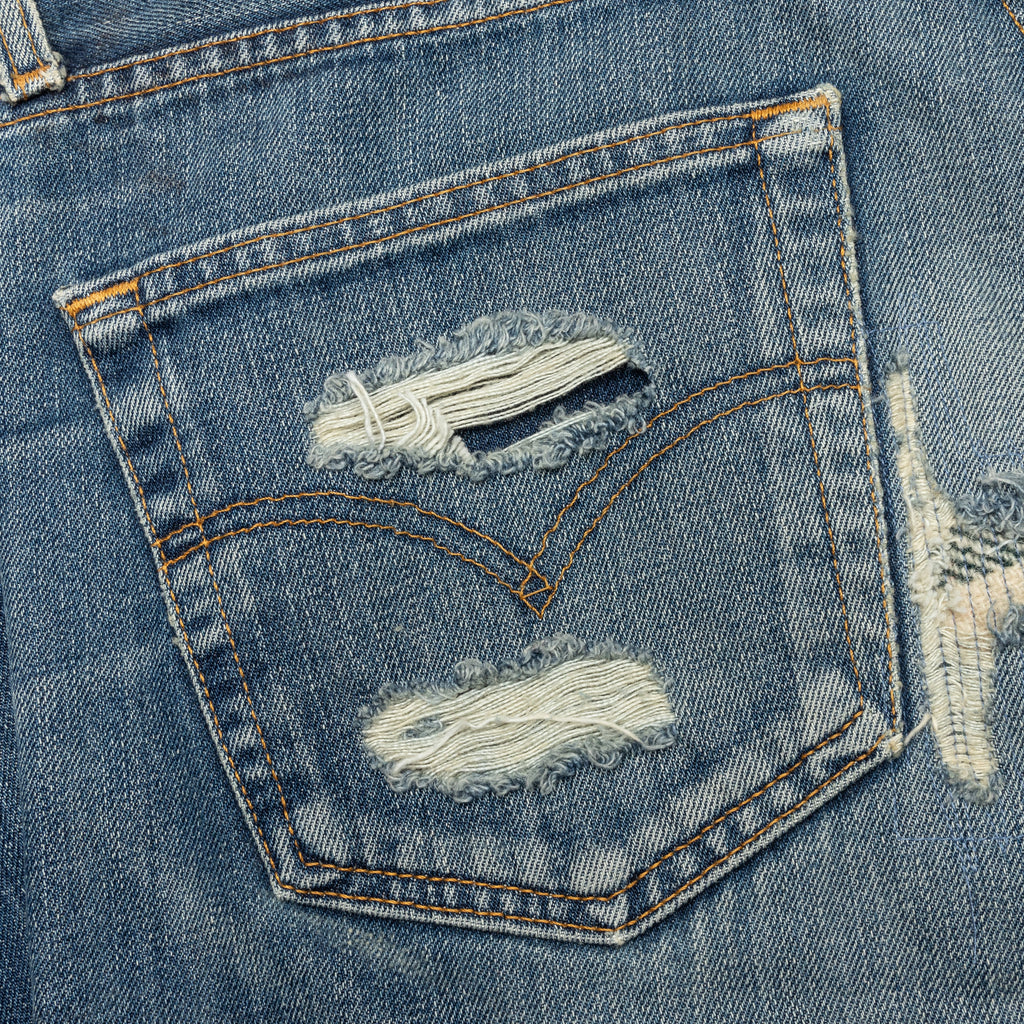 Denim Repair Pants Indigo