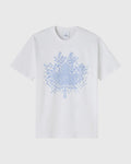 Digi Leaf Tee White