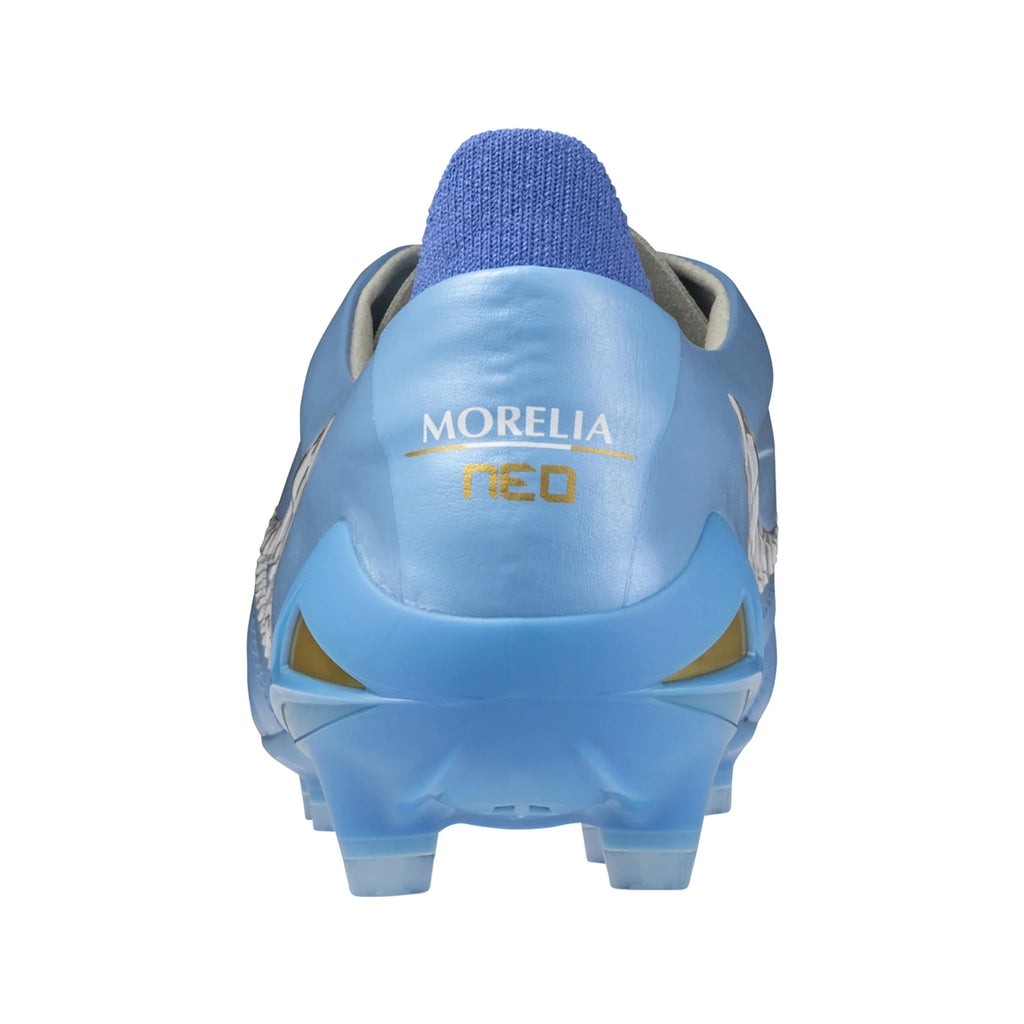 Mizuno Morelia Neo IV MIJ FG Mens Soccer Cleats Sky Blue