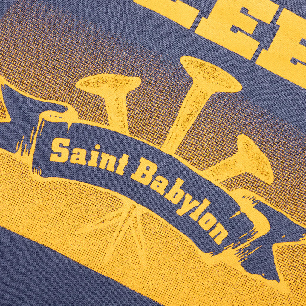 Saint M6 x Babylon Bleed L S Tee Navy