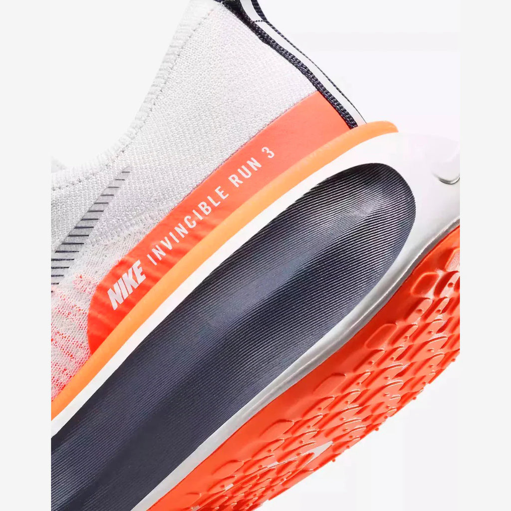 Nike Invincible Run 3 Laranja Branco
