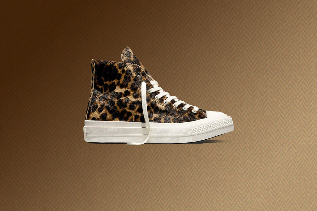 First String Chuck Taylor All Star Leopard Snow White Marshmallow