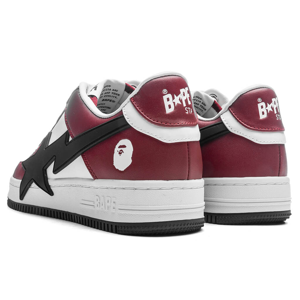 Womens Bape STA OS 2 Burgundy Black